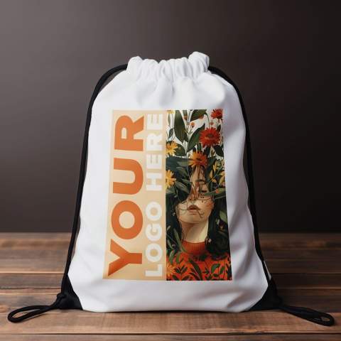 Découvrez le sac à cordon 210T R-PET - simple, durable et pratique. Un choix respectueux de l'environnement pour vos articles de tous les jours.