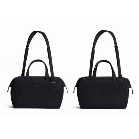 A traditional duffel with a twist, this bag is rugged enough for adventure, but light enough to let you move like the wind. Durable ripstop is 3x lighter than our other fabrics. Can be folded or rolled, and packed for travel. Zipper opens from each end, for ultra-wide, unobstructed access. External zip compartment with slip pockets and integrated key clip. Internal cap pockets at each end. Reinforced rim provides stability when zipping. Adjustable and detachable padded shoulder strap.