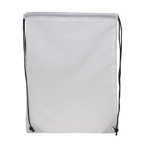Découvrez le sac à cordon 210T R-PET - simple, durable et pratique. Un choix respectueux de l'environnement pour vos articles de tous les jours.