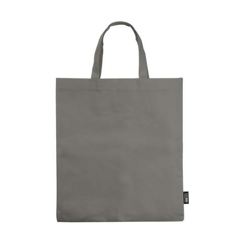 Farbige Non-Woven Tragetasche mit kurzen Griffen. Große Druckfläche.