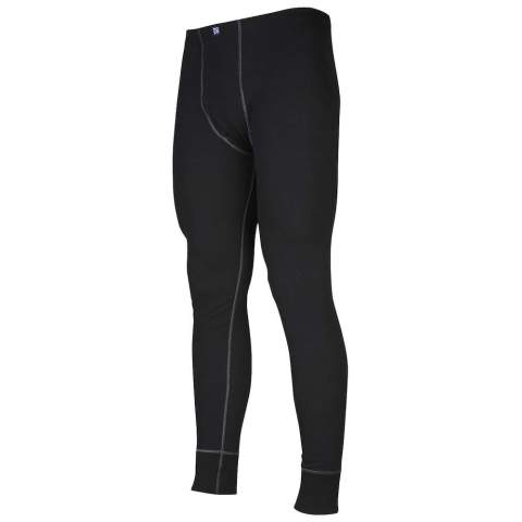 • functionele, thermische lange onderbroek met gulp<br />• nauwsluitende pasvorm<br />• elastische taille<br />• gebreide manchetten onderaan de broekspijpen