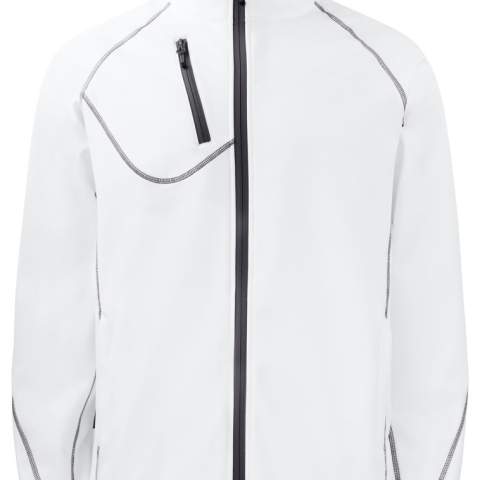 • 3-laagse softshell met fleecevoering<br />• lichte en ademende softshell<br />• ritssluiting met kinbescherming<br />• schuinlopende, verticale borstzak met ritssluiting<br />• twee verborgen zijzakken met ritssluiting<br />• elastische manchetten<br />• aanpasbare taille met trekkoord<br />• verlengd rugpand