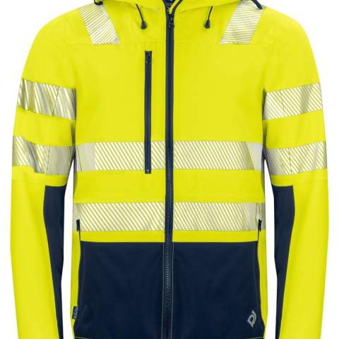 • functioneel 3-laagse jas in een wind- en waterdicht materiaal<br />• getapete naden<br />• Ventair membraam: uitstekende ademende eigenschappen en aangenaam om dragen<br />• waterdichte rits aan de voorzijde met windflap aan de binnenzijde en kinbescherming<br />• rechtse borstzak met binnenin lus voor badgehouder            <br />• verlengd rugpand<br />• aanpasbare capuchon met aantrekkoord die over een helm past<br />• aanpasbare manchetten met velcro en aanpasbare taille