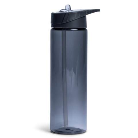 Waterfles gemaakt van BPA-vrij TRITAN plastic en voorzien van een rietje. Deze fles is niet geschikt voor koolzuurhoudende dranken en heeft een inhoud van 70 cl