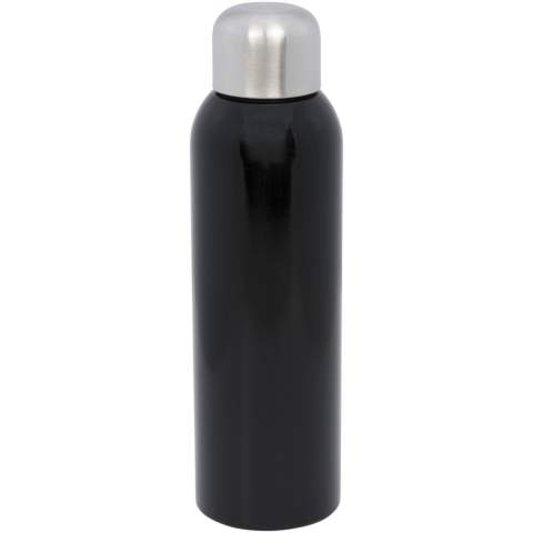 The Guzzle is a sleek-designed water bottle with a screw-on lid for easy opening and closing. The single-walled bottle is perfect for very thirsty moments, as it holds no less than 820 ml. The bottle is made of stainless steel and is therefore robust with a long lifespan. Moreover, the bottle offers enough possibilities for uniquely displaying any logo or message.