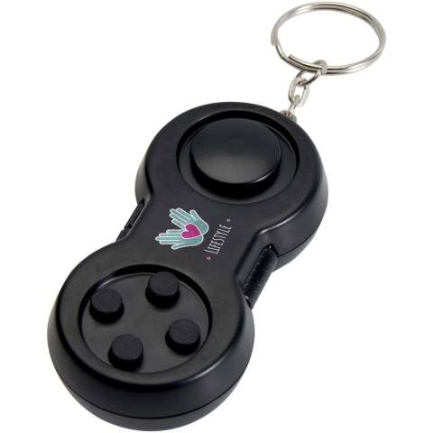 Der Fidgix Controller-Fidget-Schlüsselanhänger ist ein unterhaltsamer, tragbarer Stresslöser – ideal für Gamer oder alle, die zwischendurch eine mentale Pause brauchen. Mit seinem Design in Form eines Mini-Gamecontrollers ist er perfekt für unruhige Hände in Pausen. Er ist kompakt und leicht und lässt sich bequem an Schlüssel, Rucksack oder Tasche befestigen. So haben Sie die beruhigende taktile Stimulation immer griffbereit.