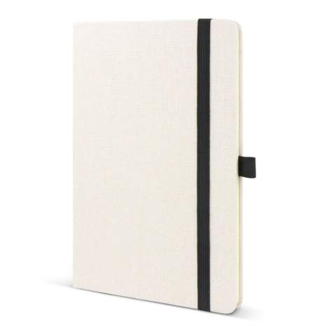 Sublimez votre expérience d'écriture avec ce carnet éco-responsable ! Fabriqué à partir de coton recyclé et de R-PET, il contient des pages certifiées FSC de 70gsm. Agrémenté d'un élastique plus large, d'une boucle pour stylo et d'un ruban - votre compagnon durable pour des prises de notes organisées et conscientes. Fabriqué avec des matériaux certifiés GRS.