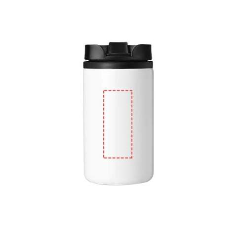 Le gobelet isotherme Mojave de 250 ml permet de conserver les boissons chaudes plus longtemps. Grâce à son design élégant mais épuré, tout logo placé sur ce gobelet attire l'attention. La combinaison de plastique PP et d'acier inoxydable fait du Mojave un gobelet solide, résistant à la corrosion et facile à nettoyer. Le couvercle à visser assure une ouverture et une fermeture en douceur du gobelet, et rend la boisson facile à boire.