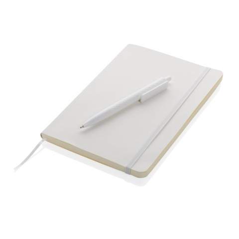 This softcover PU notebook and our iconic X3 pen are treated with Biomaster, an Anti-Microbial agent that provides a second line of defence against harmful bacteria. It is IN the product, not ON the product which will give you permanent protection. This product has been tested in accordance with ISO 22196 for Anti-Microbial effectiveness and is 100% safe and harmless for users. Biomaster does not affect the recyclability of the item. The product also includes Verimaster, a unique tracer that is built into the material to prove that the item is treated with Biomaster, unlike many products in the market which make antimicrobial claims that are counterfeit. The softcover PU features 72 sheets/144 pages 70 g/m2 lined cream coloured pages. The pen includes ca. 1200m writing length and German Dokumental® blue ink refill with TC-ball for ultra smooth writing. Packed in luxury gift box.<br /><br />NotebookFormat: A5<br />NumberOfPages: 144<br />PaperRulingLayout: Lined pages