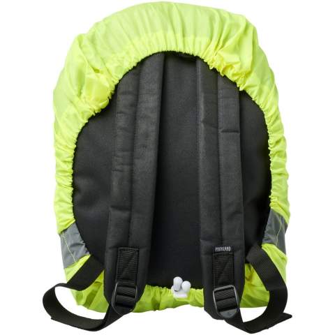 Ideal safety bag cover for cyclists, hikers, commuters, etc. An extra flexible safety accessory that increases visibility, while keeping the contents of the bag dry. Made of high performance waterproof WP 600 lime fluorescent material with reflective film. This product is not classified as a personal protective equipment as per Regulation EU/2016/425.