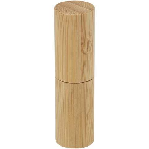 The Hedon lip balm is a lip care product that provides protection against the sun's ultraviolet (UV) rays. It is designed to moisturize and protect the lips. The outside shell is made of bamboo. A good choice for individuals and businesses who opt for a more sustainable choice. The aroma is vanilla. Shelf life: 3 years from the date of purchase. Sun protection factor 15.