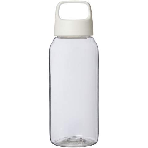 Die Bebo Wasserflasche ist aus recyceltem PET-Material hergestellt und verfügt über einen breiten, ergonomischen Griff in komplementären Farben. Die Flasche ist einwandig und fasst 500 ml Flüssigkeit. BPA-frei.