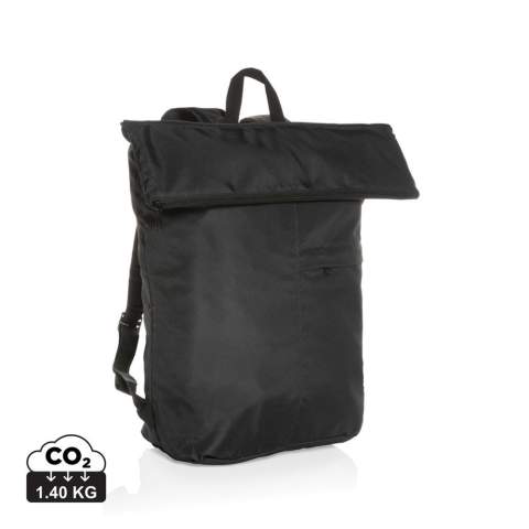 Get ready for a carefree and enjoyable travel experience with this must have backpack. With its clever roll-up design, this packable backpack can easily fit into its built-in pouch, making it an ideal space saving solution for your travels. It's featherlight weighing only a few ounces, so you can pack everything you need without adding extra weight to your load. Made with 100% recycled polyester embedded with the AWARE™ tracer. 2% of proceeds of each Aware™ product sold will be donated to Water.org. PVC free.<br /><br />PVC free: true