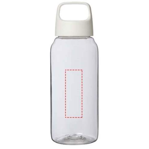 Die Bebo Wasserflasche ist aus recyceltem PET-Material hergestellt und verfügt über einen breiten, ergonomischen Griff in komplementären Farben. Die Flasche ist einwandig und fasst 500 ml Flüssigkeit. BPA-frei.