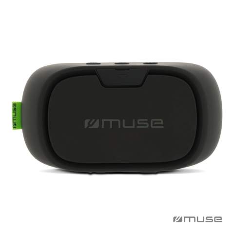 This mobile bluetooth speaker is small, compact and easy to carry. The built-in multicolor disco light creates a mini disco anywhere. Via bluetooth, you can easily listen to the music on your smartphone or tablet. The speaker also has an AUX connection so external devices can be connected.