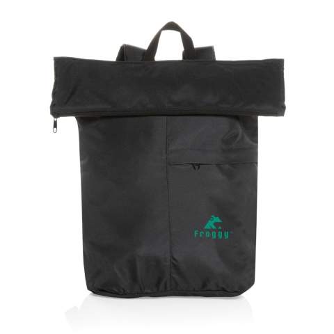 Get ready for a carefree and enjoyable travel experience with this must have backpack. With its clever roll-up design, this packable backpack can easily fit into its built-in pouch, making it an ideal space saving solution for your travels. It's featherlight weighing only a few ounces, so you can pack everything you need without adding extra weight to your load. Made with 100% recycled polyester embedded with the AWARE™ tracer. 2% of proceeds of each Aware™ product sold will be donated to Water.org. PVC free.<br /><br />PVC free: true