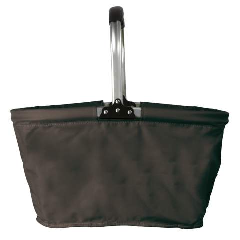 Sac isotherme pliable disponible en différents coloris. Se plie très facilement en un temps record. Très résistant, matière nylon 600D. Avec le marquage en transfert digital le prix reste le même peu importe le nombre de couleurs de marquage. Tous nos produits sont testés et certifiés, et répondent  aux normes sociales.