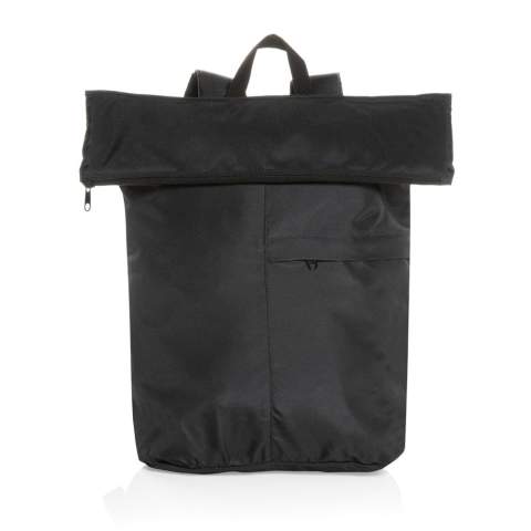 Get ready for a carefree and enjoyable travel experience with this must have backpack. With its clever roll-up design, this packable backpack can easily fit into its built-in pouch, making it an ideal space saving solution for your travels. It's featherlight weighing only a few ounces, so you can pack everything you need without adding extra weight to your load. Made with 100% recycled polyester embedded with the AWARE™ tracer. 2% of proceeds of each Aware™ product sold will be donated to Water.org. PVC free.<br /><br />PVC free: true