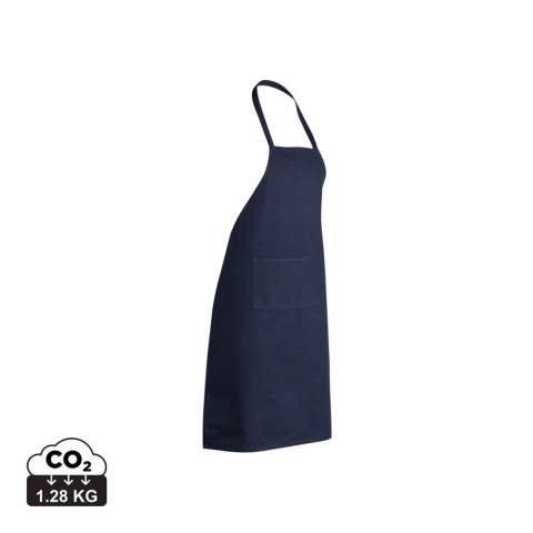 No greenwashing, but telling a true story about sustainability! This Impact 180g recycled cotton apron is made with AWARE™ tracer. With AWARE™, the use of genuine recycled fabric materials (70% rcotton/30% rpet) and water reduction impact claims are guaranteed, by using the AWARE disruptive physical tracer and blockchain technology. Save water and use genuine recycled fabrics. With the focus on water, 2% of proceeds of each Impact product sold will be donated to Water.org. Don't worry about getting your clothes dirty. This beautiful apron has straps on the waist that help you get your perfect fit every time, and the front pocket is perfect for holding spoons, or any other accessory you need close at hand while cooking. This apron has saved 950 litres of water. Water savings are based on figures when compared to conventional fibre. This calculated indication is based on reliable LCA data as published by Textile Exchange in their Material Snapshots 2016.