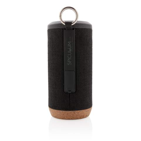 Haut-parleur 10W est fabriqué dans un tissu imperméable résistant IPX 5 et fond en liège. BT 4.2 pour connexion rapide jusqu'à 10 mètres et batterie 2000 mAh qui offre une autonomie allant jusqu'à 6 heures. Le Baia est emballé sans plastique pour éviter tout gaspillage inutile. Modèle déposé®<br /><br />HasBluetooth: True<br />NumberOfSpeakers: 2<br />SpeakerOutputW: 10.00