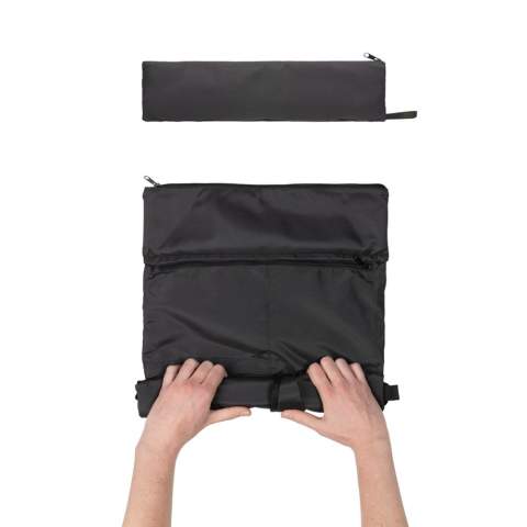 Get ready for a carefree and enjoyable travel experience with this must have backpack. With its clever roll-up design, this packable backpack can easily fit into its built-in pouch, making it an ideal space saving solution for your travels. It's featherlight weighing only a few ounces, so you can pack everything you need without adding extra weight to your load. Made with 100% recycled polyester embedded with the AWARE™ tracer. 2% of proceeds of each Aware™ product sold will be donated to Water.org. PVC free.<br /><br />PVC free: true