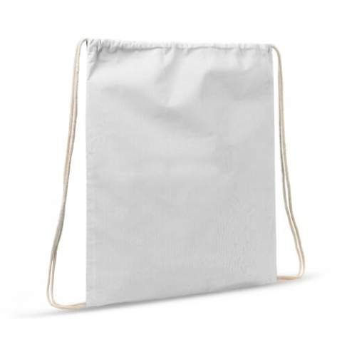 Sac à cordelettes en coton certifié OEKO-TEX® 100. Les cordelettes en coton donnent à ce sac un aspect très authentique, très naturel.