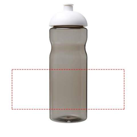 Single-wall sport bottle with ergonomic design. Bottle is made from Prevented Ocean Plastic. Plastic is collected within 50 km of an ocean coastline or major waterway that feeds into the ocean. This is then sorted and transformed into high quality, food-safe recycled plastic. Features a spill-proof lid with push-pull spout. Volume capacity is 650 ml. Mix and match colours to create your perfect bottle. Contact us for additional colour options. Made in the UK. Packed in a recycled PE plastic bag. Due to the nature of the recycled material, there may be some small marks on the body of the bottle.