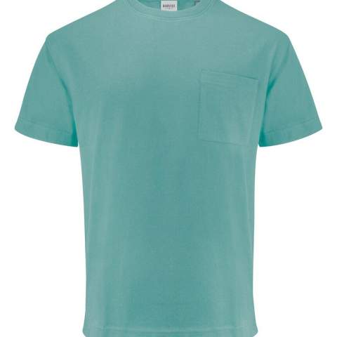 Relaxed fit t-shirt met hangende schouders en borstzak. Dit t-shirt is verpakt in een composteerbare polyzak. Oeko-Tex gecertificeerd.