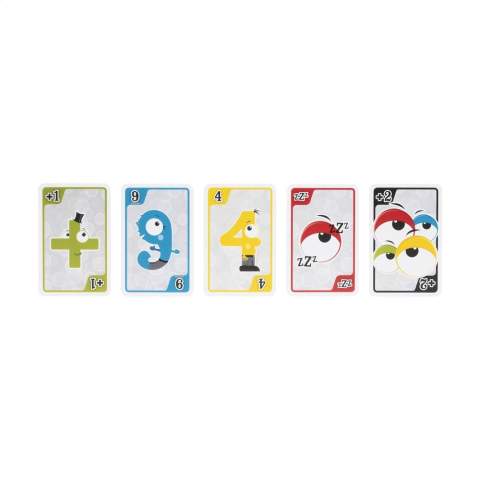 Assano card game with 55 fun, colourful playing cards made from sturdy 300-gram cardboard. Be the first to get rid of all your cards by matching the colour, number or symbol with the top card of the discard pile. A game for young and old. Packaged in a cardboard box and cellophane. You can add your full-colour design onto the back of the cards and also onto the box, creating a unique, personalised set to promote your brand with every game. Incl. instructions.