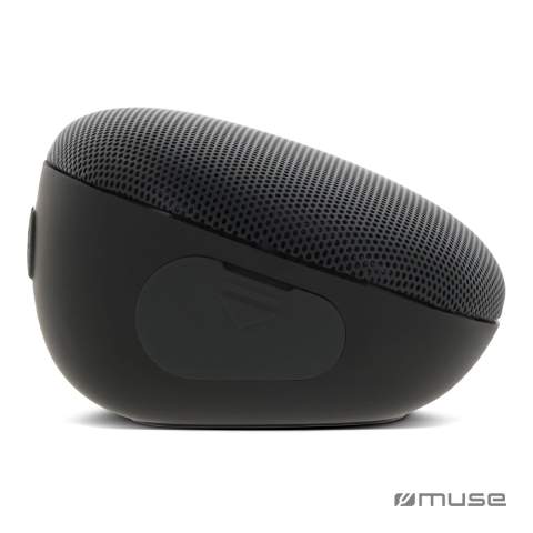 This Bluetooth speaker with good sound quality is very compact and therefore easy to take with you. With the built-in multicolor disco lamp you create a party in any place. Via Bluetooth you can easily listen to music. Through the AUX connection you can also connect external devices. The included USB cable makes it easy to charge the speaker.