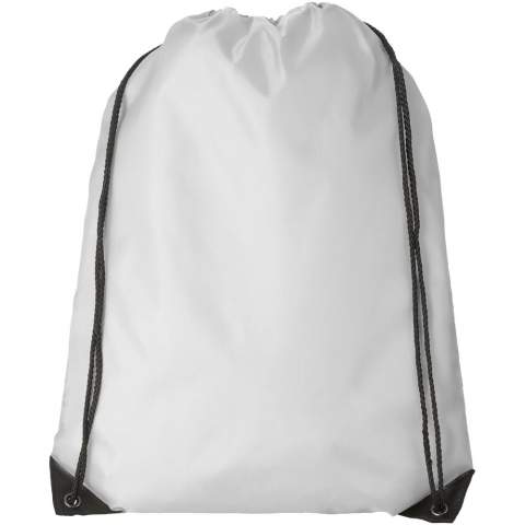 The Oriole drawstring bag is easy to hand out as a gift to promote your brand or marketing campaign. This lightweight bag is budget-friendly, easy to carry on the back or on the shoulder and offers enough space for adding a logo or other messages. The drawstring makes it easy to open and close, and the 210D polyester material is strong and durable.
