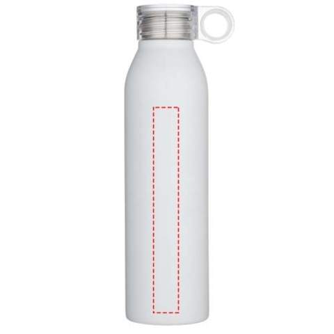 Stay refreshed with this 650 ml water bottle, made from RCS certified recycled single wall stainless steel. It features a clear, screw-on lid that is spill-resistant for worry-free use, while the integrated loop with a pop of colour makes it easy and comfortable to carry. Lightweight and stylish, it’s the perfect companion for your everyday activities.