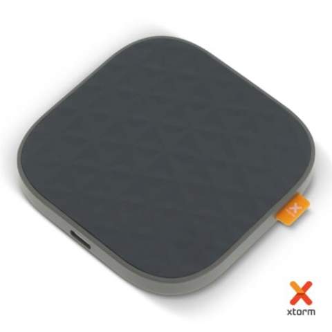 This Xtorm Wireless Charger is the perfect way to easily charge your smartphone wirelessly, with speeds of up to 15W! The charger has a unique Xtorm design that won't look out of place in any place. Perfect for a desk or nightstand.