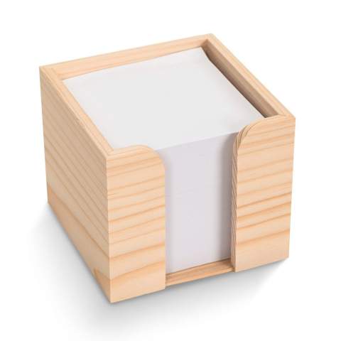 Rustic wooden box with approximately 650 sheets of 90g/m² paper.