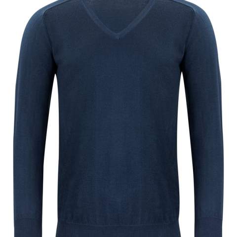 We mixed extra-fine Wool/ Cotton  yarn to get an all-season garment and  benefits from 2 natural fibers.<br />To keep up our responsibel work as a brand, we made the wool  with  RWS certification, and the long staple-<br />cotton  carefully selected from certified US. Pima cotton..The garment will be hangtagged with RWS.<br />In adition we made it  perform TOTAL  EASY care, meaning u can treat in in the washing machine and even Tumbly dry it, if needed. have in mind this is a Merino garment, and have benefits of not needing to be washed so ofter, simply air it out when needed.