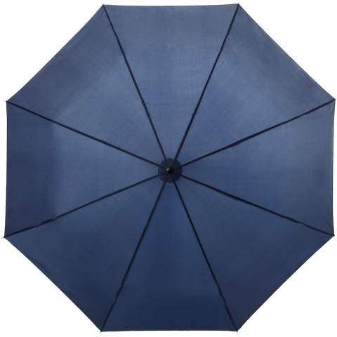 Le parapluie pliable Ida 21,5" est petit et compact mais fait un excellent travail de protection contre la pluie. Le système de glissière manuelle rend le parapluie facile à ouvrir et à fermer. De plus, le parapluie possède une armature métallique solide, des baleines métalliques et une poignée en plastique pour une bonne prise en main. Grâce à sa taille, une fois plié, il se glisse parfaitement dans un sac (à main). Le parapluie Ida est fabriqué en polyester durable, convient à de multiples options d'impression et est livré avec une pochette pour un rangement facile. 