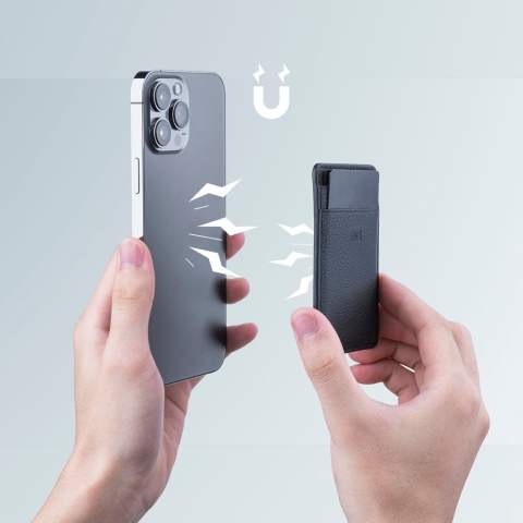 Magnetic back, compatible with Apple's MagSafe line. Digital business card, compatible with iPhone and Android without apps. RFID blocking system to protect personal data from skimmers. Also NFC function included. Xoopar products may not be sold in France and Spain.