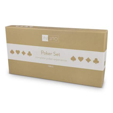 Vivez l'excitation d'une vraie partie de poker avec cet ensemble de poker complet d'InSideOut ! Que vous soyez débutant ou joueur expérimenté, ce set vous offre tout ce dont vous avez besoin pour passer une soirée amusante. L'ensemble contient 100 jetons de couleurs et de valeurs différentes, pour que vous gardiez toujours le contrôle du jeu, ainsi qu'un jeu de cartes et un bouton de croupier. Des instructions pratiques avec des explications sur les mains de poker vous permettent de commencer tout de suite, même si vous ne connaissez pas encore toutes les règles. Compact et facile à transporter dans sa boîte de rangement en carton, il est parfait pour la maison ou les déplacements !
