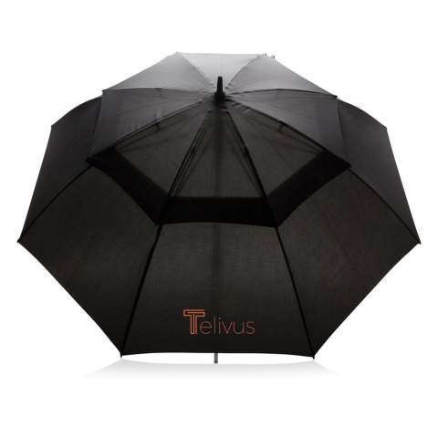 Parapluie tempête Swiss Peak AWARE™ Tornado 30", durable et fiable, composé d'une armature en métal, de baleines en fibre de verre et d'une poignée en caoutchouc. Il dispose d'une fonction anti-tempête pour les conditions météorologiques difficiles et est livré avec une pochette Swiss Peak pour un rangement facile. Ouverture automatique et fermeture manuelle. En outre, le parapluie est doté d'un traceur AWARE™ qui valide l'utilisation de matériaux recyclés, ce qui en fait le meilleur choix. De plus, 2 % des recettes de chaque produit Aware™ vendu sont reversés à Water.org.<br /><br />UmbrellaMechanism: Ouvrir automatiquement, fermer manuellement<br />IsStormproof: true