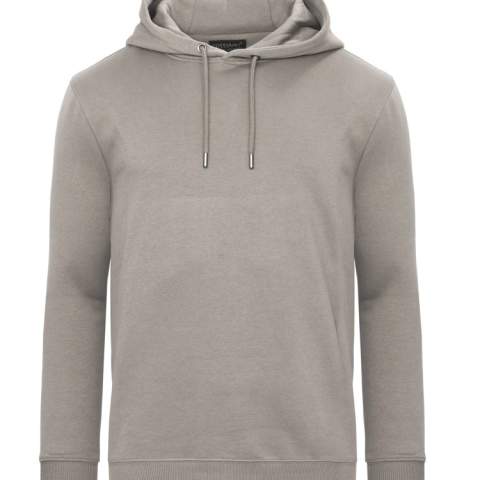 Hoodie in een comfortabele, zachte en iets zwaardere stof met een geborstelde binnenkant. Capuchon met trekkoord en details in antiek zilver metaal. Dubbelgestikte capuchon in een dubbele stof. 2x2 rib in de mouwen, bij de uiteinden en aan de onderkant.