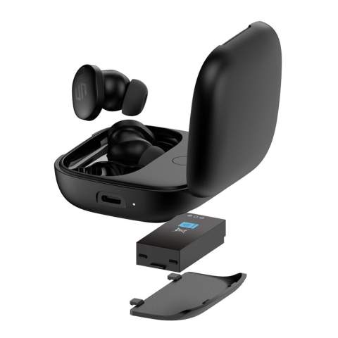 Meet the future. A future where items are made to last longer and designed in a way they can be repaired easily. Lakewood earbuds deliver a premium Hi-FI sound quality. With superb quality ANC (32 DB) and ENC mode to have super clear calls. Equipped with 6 microphones and voice assistance to improve the call quality even more. The ANC function can also be switched off into transparency mode.  The casing of Lakewood is designed with a removable battery that can be replaced easily when needed to extend the life of the earbuds. With dual connection mode to connect to multiple devices. Lakewood provides 6 hours of listening on one charge and 20 hours extra by case. The earbuds are IPX5 so weatherproof and suitable for sports. Besides being repairable the earbuds are made with recycled PC plastic. Total recycled content: 36% based on total item weight. RCS certification ensures a completely certified supply chain of the recycled materials. PVC free.<br /><br />PVC free: true
