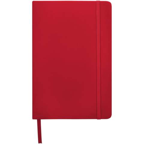 The Spectrum notebook is not only an office essential but also a great opportunity to promote your brand. The cardboard notebook has a soft-feel cover and 96 lined sheets of 60 g/m², ideal for writing down quick ideas or long notes. The A5 size is practical as it fits easily into the average bag.