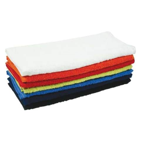 Verwen je gasten met deze kleurrijke gastenhanddoeken. Als kleurrijke accessoire op je badkamer of toilet. Gemaakt van ringspun en daarom nog donziger en duurzamer dan alle andere handdoeken. Bevat twee banden van elk 4 cm.