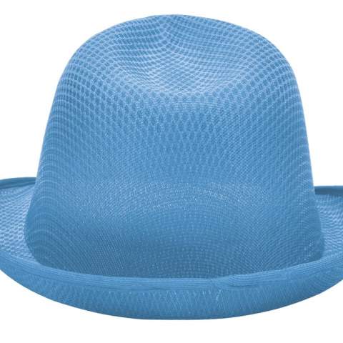 Der Promo Mafia Hut ist ein tolles und vor allem preiswertes Werbegeschenk, vor allem bei großen Einkaufsmengen. Ideal passt der Hut bei einer Kopfgröße von circa 58 cm. Passend zum Hut gibt es ein schickes, farbiges Hutband (Artikel 2071), was nach Ihren Wünschen bedruckt werden kann. Alternativ kann auch der Hut selbst mit einem Transferdruck veredelt werden. Das modische Produkt aus Polyester ist ein tolles Kundengeschenk, denn es fällt auf und hat Stil. So einen schicken Hut hat nicht jeder! 