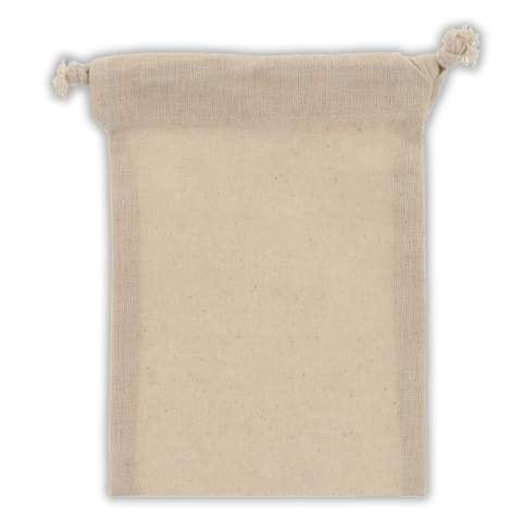 OEKO-TEX® cotton gift bag. The color and cotton material give the bag a nice classic look. This bag is a great way to present your gift.