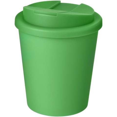 Double-wall insulated tumbler with a secure twist-on spill-proof lid. The lid clips closed to better prevent spillages, and is manufactured without silicone for a full recyclable mug. Volume capacity is 250 ml. You can mix and match colours to create your perfect mug. Made in the UK. EN12875-1 compliant, dishwasher safe, and microwave safe. Packed in a recycled PE plastic bag.
