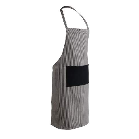 Die Ukiyo Aware™ 280gr rCotton-Deluxe-Schürze im One-Size Design erfüllt alle Anforderungen einer modernen Alltagsküche, ohne auf Schönheit oder Spaß zu verzichten. Die verstellbaren Träger sorgen für die richtige Passform. Die Fronttasche hält Ihre notwendigen Gegenstände. Die Schürze besteht aus recycelter Baumwolle mit AWARE™ Tracer, der die Verwendung tatsächlich recycelter Materialien bestätigt. Zudem werden 2% des Erlöses jedes verkauften Impact-Produkts mit AWARE™ Tracer an Water.org gespendet. Wir weisen darauf hin, dass die dunklen Streifen der Schürze durch das Druckbild Ihre Logos hindurch schimmern.