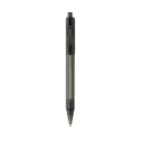 A new sophisticated member of the X pen family. Made with GRS (Global Recycle Standard) certified recycled materials. GRS certification ensures a completely certified supply chain of the recycled materials. Made with 100% recycled GRS certified recycled polyester. Perfect for communicating your brand message. Including ca. 1200m writing length German Dokumental® blue ink refill with TC-ball for ultra smooth writing.