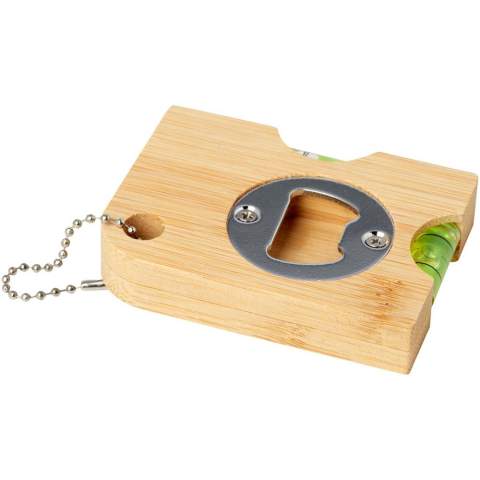 Waterpas gemaakt van bamboe met een handige ingebouwde flesopener. Dit handige multifunctionele gereedschap is het perfecte cadeau voor elke doe-het-zelver of klusjesman.