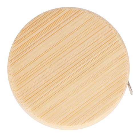 The bamboo tape measure is both functional and sustainable. With its bamboo casing, it's an eco-friendly choice for accurate measurements. This versatile tool offers convenience with a conscience, making it perfect for eco-conscious DIY enthusiasts.
